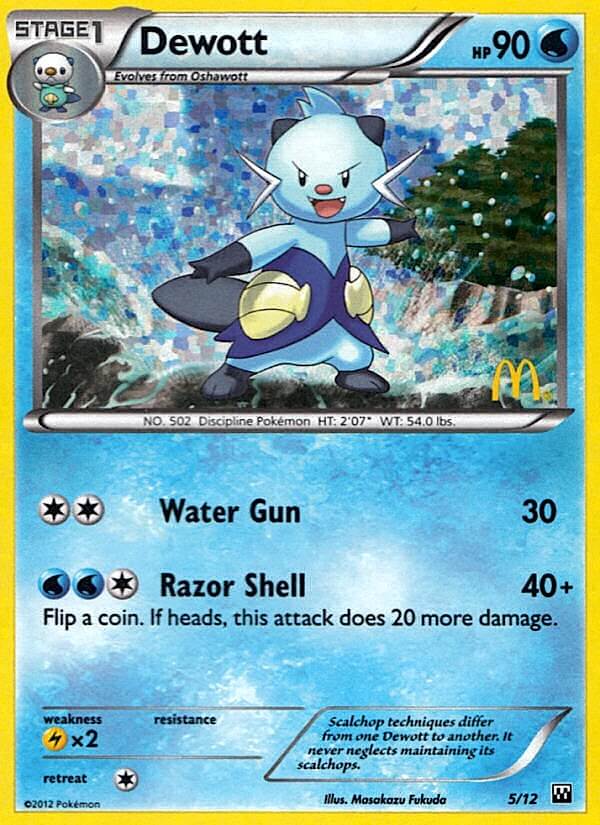 Dewott (5/12) [Mcdonald's Promos: 2012 Collection]