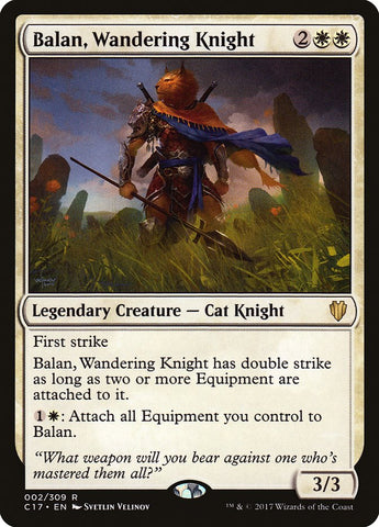 Balan, Wandering Knight [Commander 2017] (C17 2)