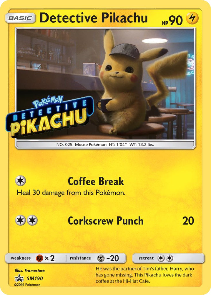 Detective Pikachu (Stamped) (SM190) [Sun & Moon: Black Star Promos]