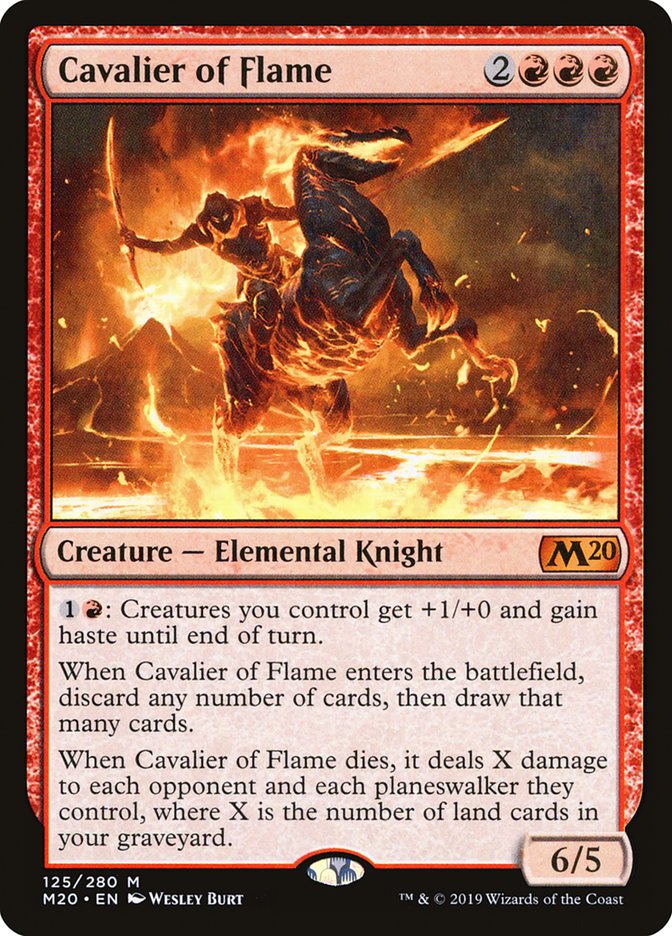 Cavalier of Flame [Core Set 2020] (M20 125)