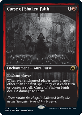 Curse of Shaken Faith [Innistrad: Double Feature] (DBL 134)