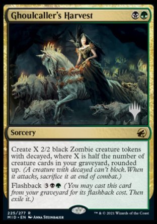 Ghoulcaller's Harvest (Promo Pack) [Innistrad: Midnight Hunt Promo Pack] (PMID 225)