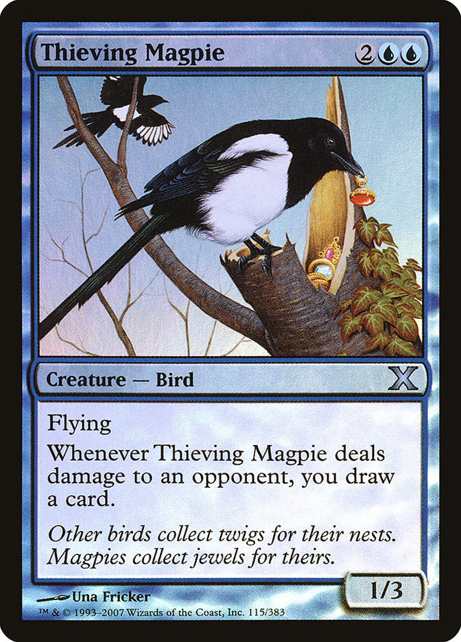 Thieving Magpie (Premium Foil) [Tenth Edition] (10E 115)