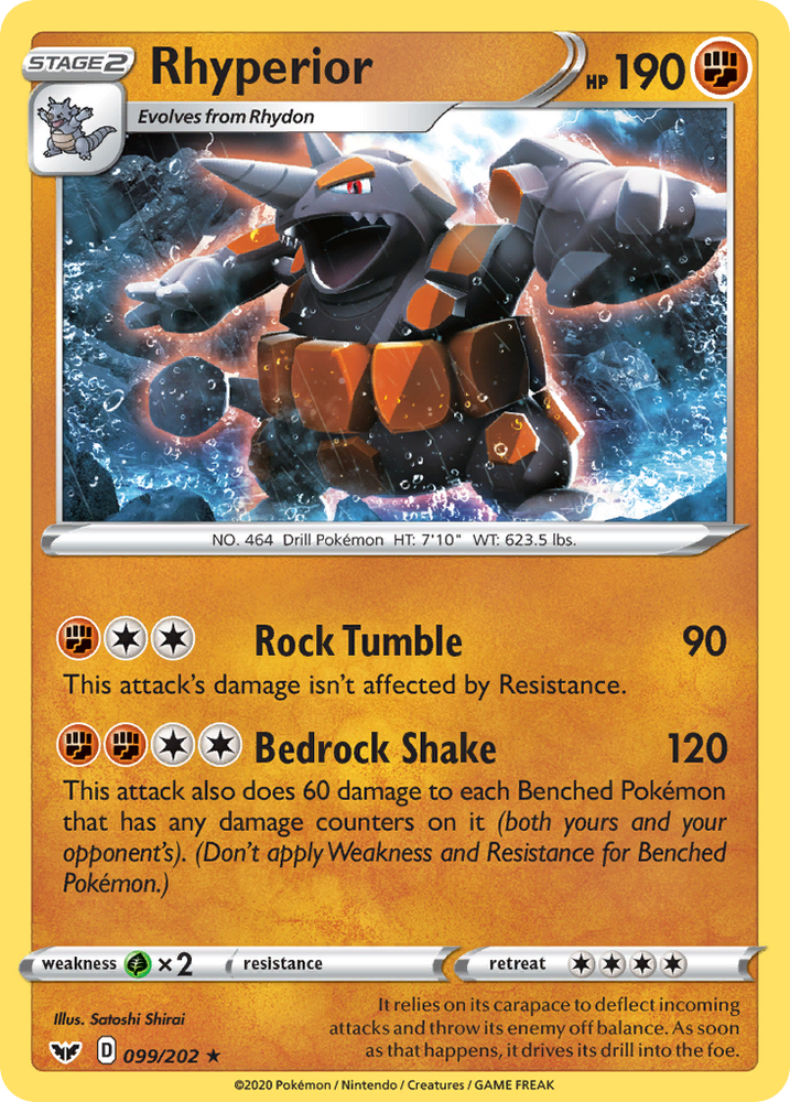 Rhyperior (99/202) [Sword & Shield: Base Set]