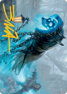 Nebelgast Intruder Art Card (Gold-Stamped Signature) [Innistrad: Midnight Hunt Art Series] (AMID 27)