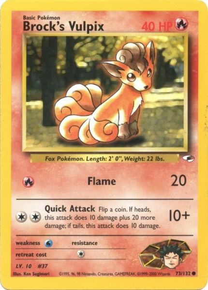 Brock's Vulpix (73/132) [Gym Heroes]