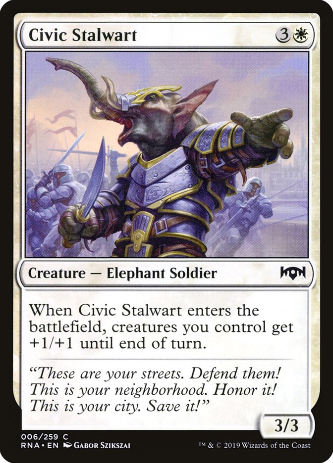 Civic Stalwart [Ravnica Allegiance] (RNA 6)