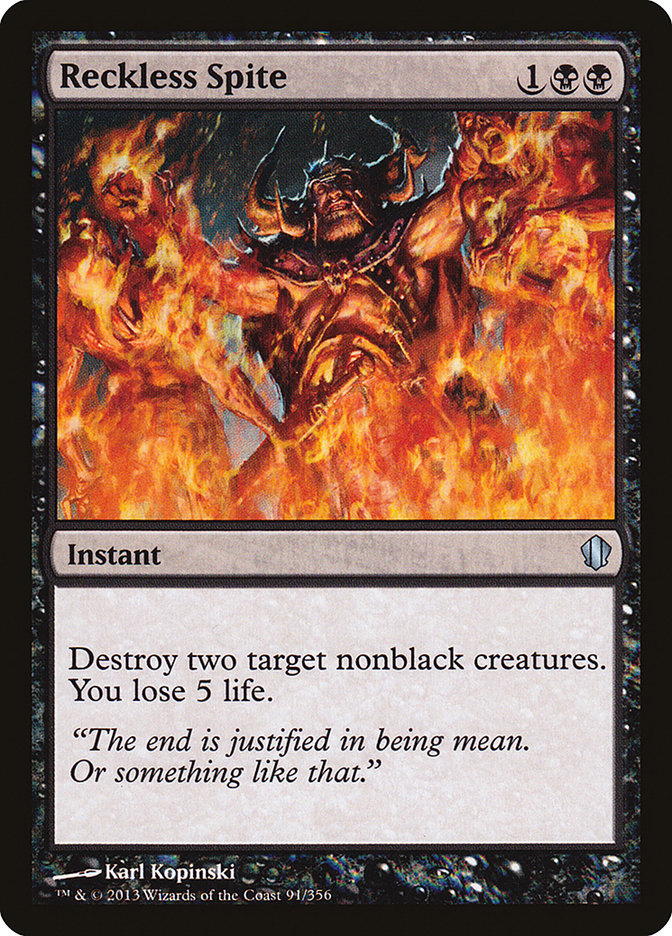 Reckless Spite [Commander 2013] (C13 91)