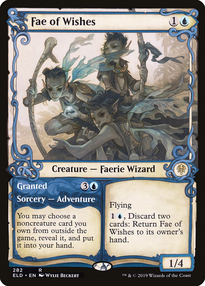 Fae of Wishes // Granted (Showcase) [Throne of Eldraine] (ELD 282)