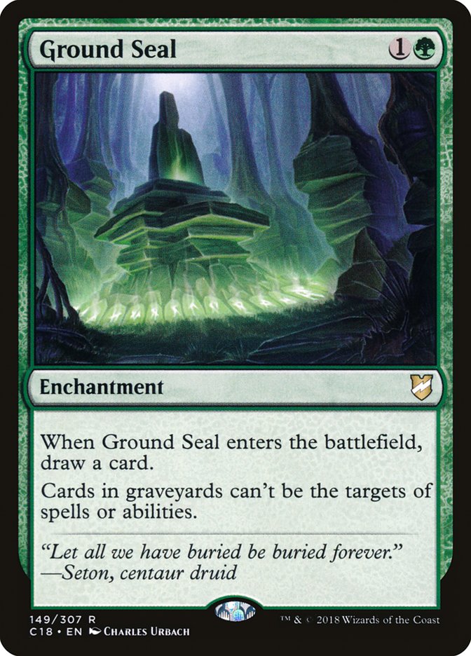 Ground Seal [Commander 2018] (C18 149)