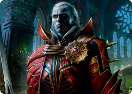 Edgar, Charmed Groom 2 Art Card [Innistrad: Crimson Vow Art Series] (AVOW 75)