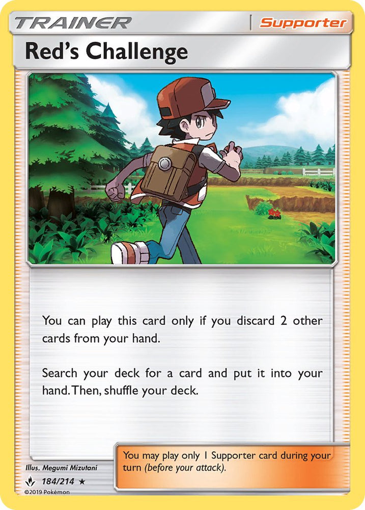Red's Challenge (SM Unbroken Bonds) (184/214) [Theme Deck Exclusives]