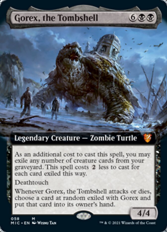 Gorex, the Tombshell (Extended) [Innistrad: Midnight Hunt Commander] (MIC 58)