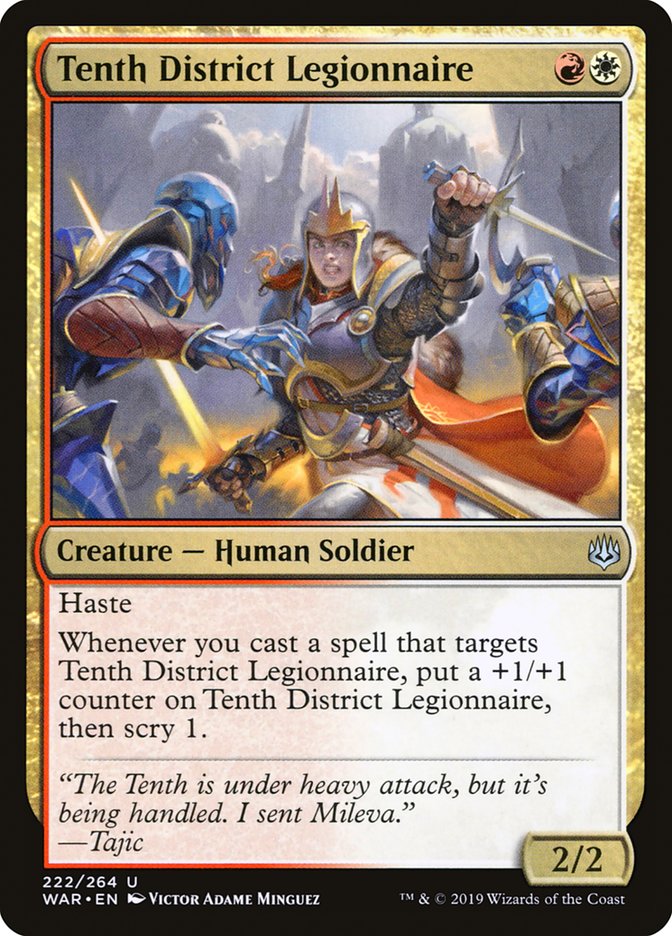 Tenth District Legionnaire [War of the Spark] (WAR 222)