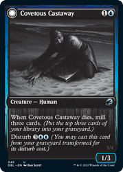 Covetous Castaway // Ghostly Castigator [Innistrad: Double Feature] (DBL 45)