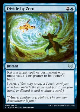 Divide by Zero [Strixhaven: School of Mages] (STX 41)