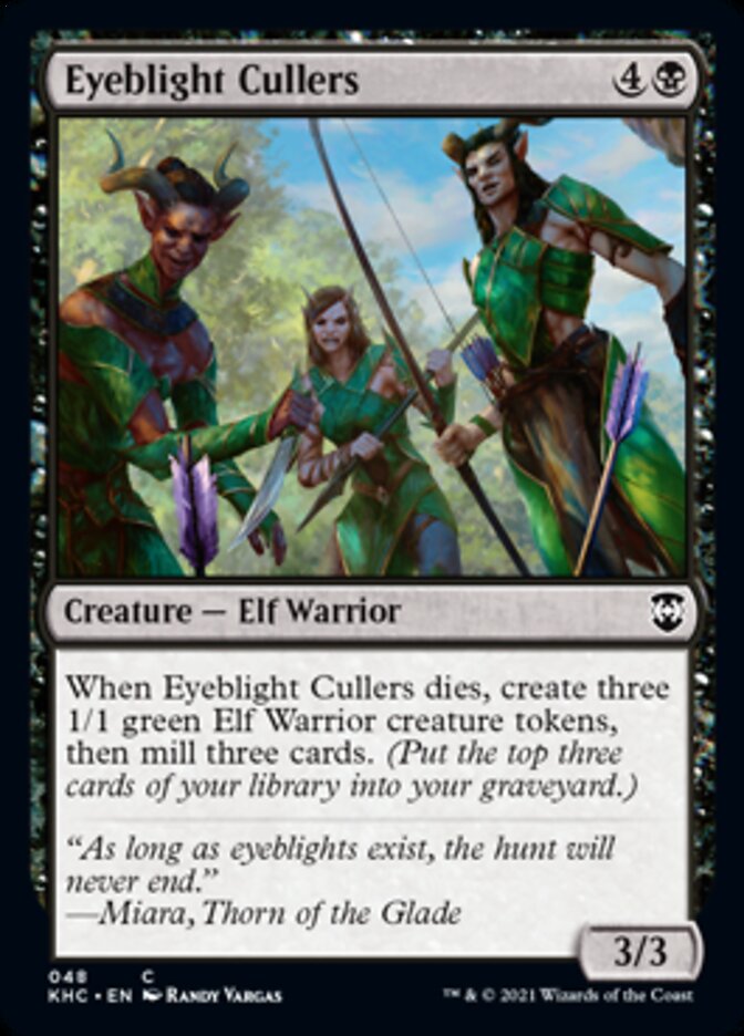 Eyeblight Cullers [Kaldheim Commander] (KHC 48)