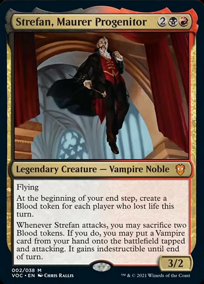 Strefan, Maurer Progenitor (Display Commander) [Innistrad: Crimson Vow Commander] (VOC 2)
