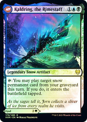 Jorn, God of Winter // Kaldring, the Rimestaff   [Kaldheim Prerelease Promos] (PKHM 179)