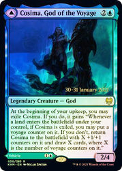 Cosima, God of the Voyage // The Omenkeel  [Kaldheim Prerelease Promos] (PKHM 50)