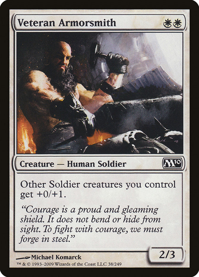 Veteran Armorsmith [Magic 2010] (M10 38)
