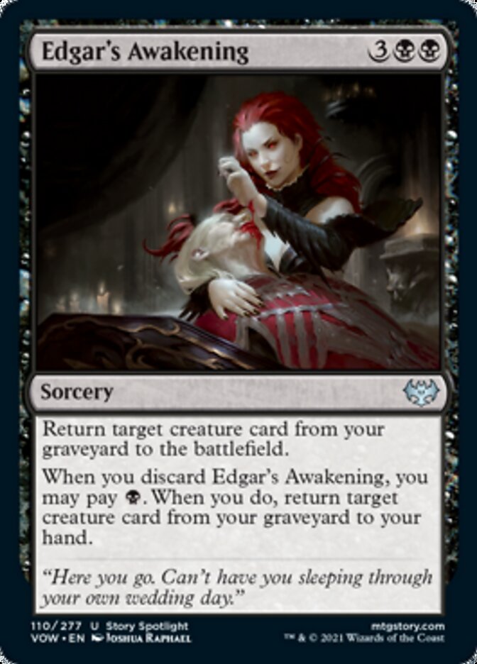 Edgar's Awakening [Innistrad: Crimson Vow] (VOW 110)