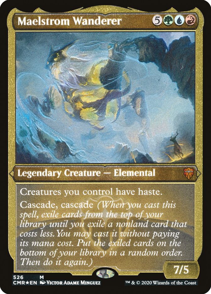 Maelstrom Wanderer [Commander Legends Etched] (PCMR 526)