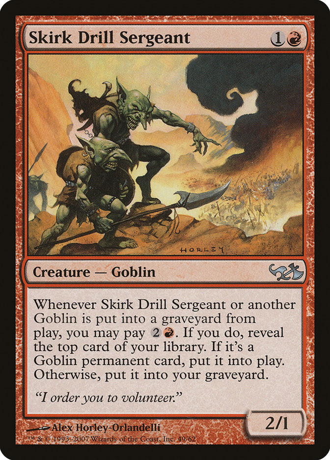 Skirk Drill Sergeant [Duel Decks: Elves vs. Goblins] (DD1 49)