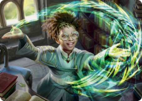 Eureka Moment Art Card [Strixhaven: School of Mages Art Series] (ASTX 25)