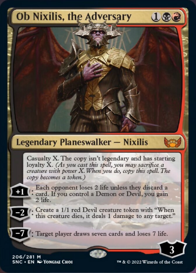 Ob Nixilis, the Adversary [Streets of New Capenna] (SNC 206)