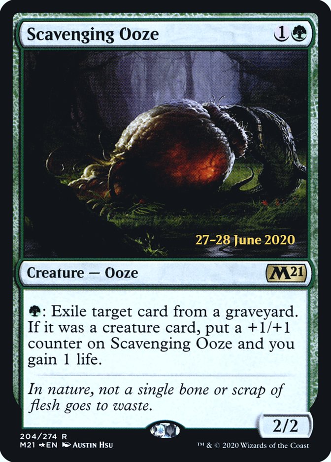 Scavenging Ooze  [Core Set 2021 Prerelease Promos] (PM21 204S)