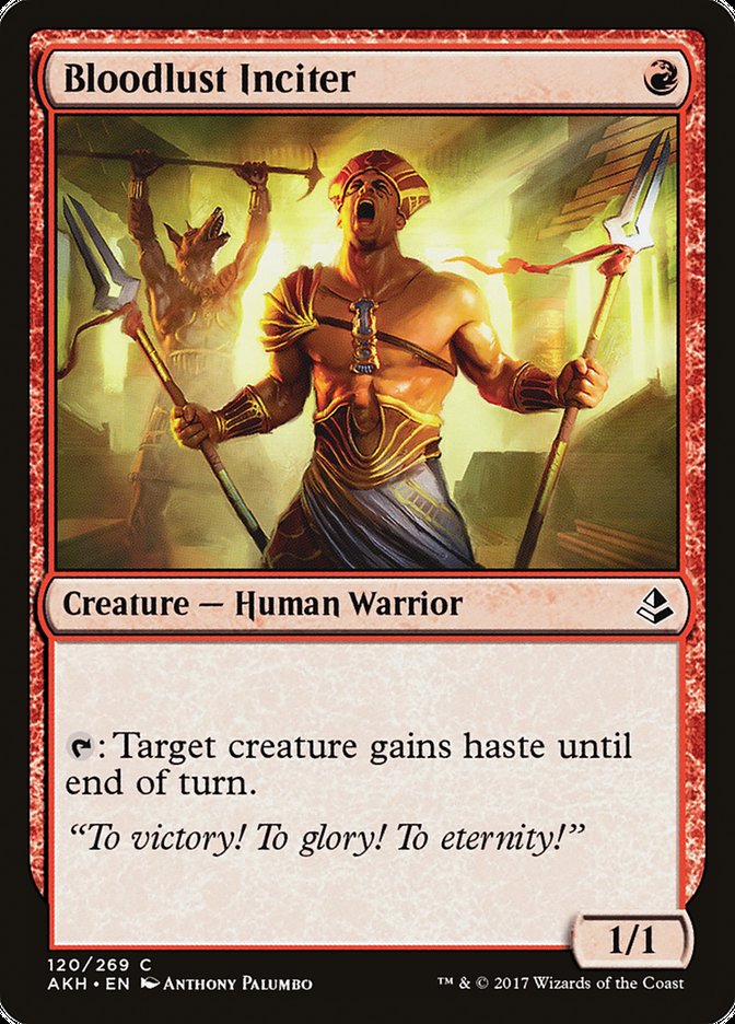 Bloodlust Inciter [Amonkhet] (AKH 120)