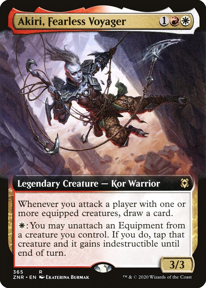 Akiri, Fearless Voyager (Extended Art) [Zendikar Rising] (ZNR 365)