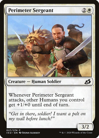Perimeter Sergeant [Ikoria: Lair of Behemoths] (IKO 27)