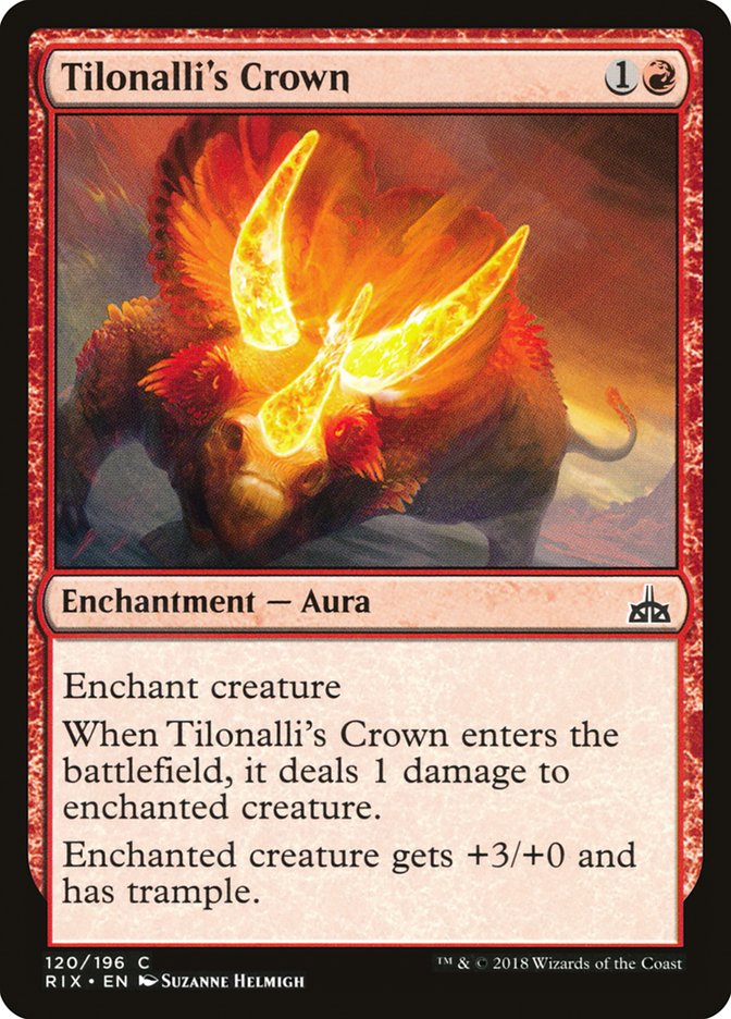 Tilonalli's Crown [Rivals of Ixalan] (RIX 120)