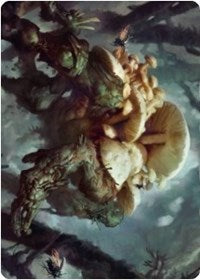 Swarm Shambler Art Card [Zendikar Rising Art Series] (AZNR 73)