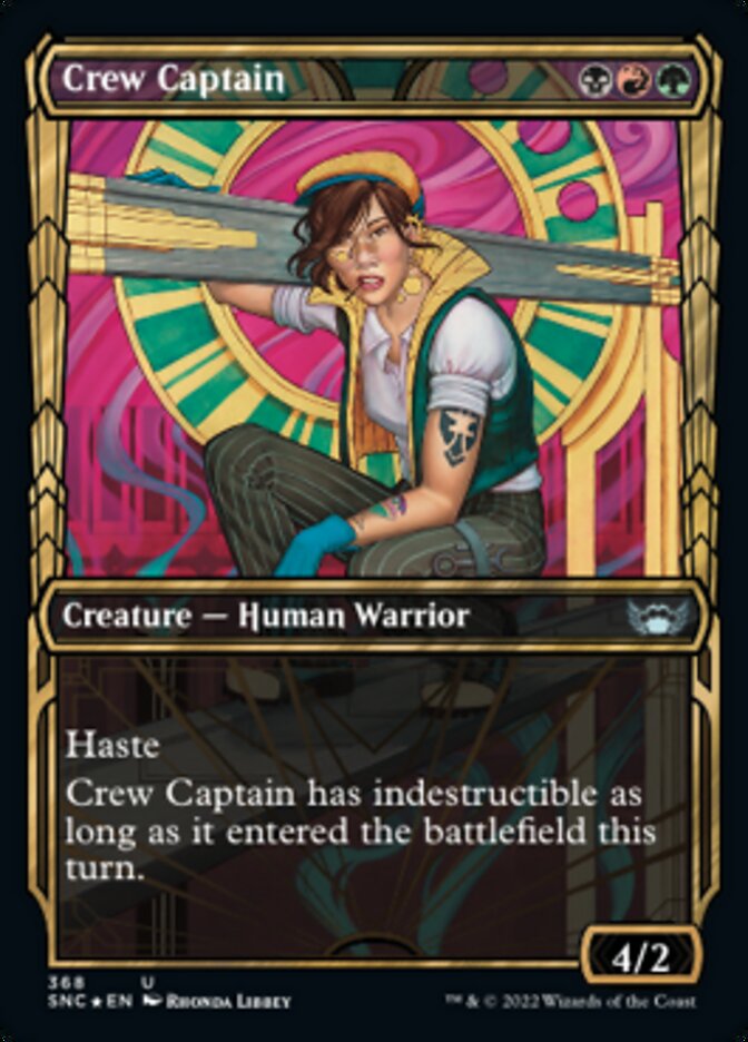 Crew Captain (Showcase Golden Age Gilded Foil) (SNC 368)
