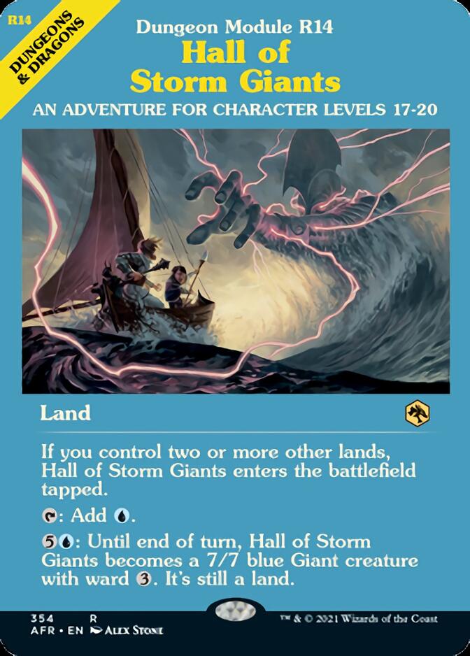 Hall of Storm Giants (Dungeon Module) [Dungeons & Dragons: Adventures in the Forgotten Realms] (AFR 354)