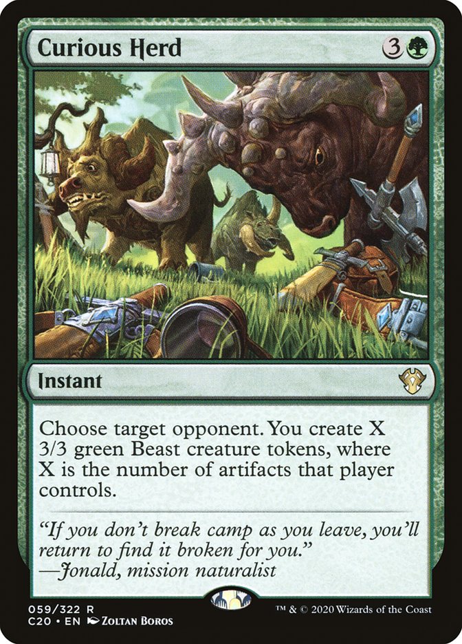 Curious Herd [Commander 2020] (C20 59)