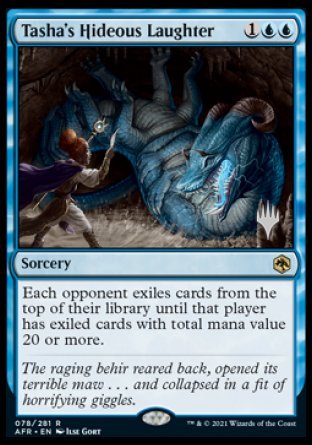 Tasha's Hideous Laughter (Promo Pack) [Dungeons & Dragons: Adventures in the Forgotten Realms Promos] (PAFR 78)