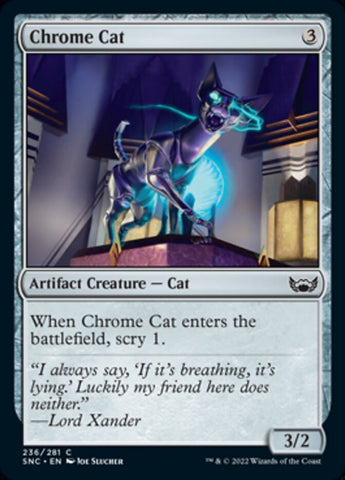 Chrome Cat [Streets of New Capenna] (SNC 236)