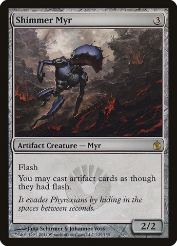Shimmer Myr [Mirrodin Besieged] (MBS 129)