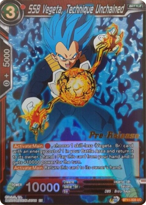 SSB Vegeta, Technique Unchained [BT11-009]