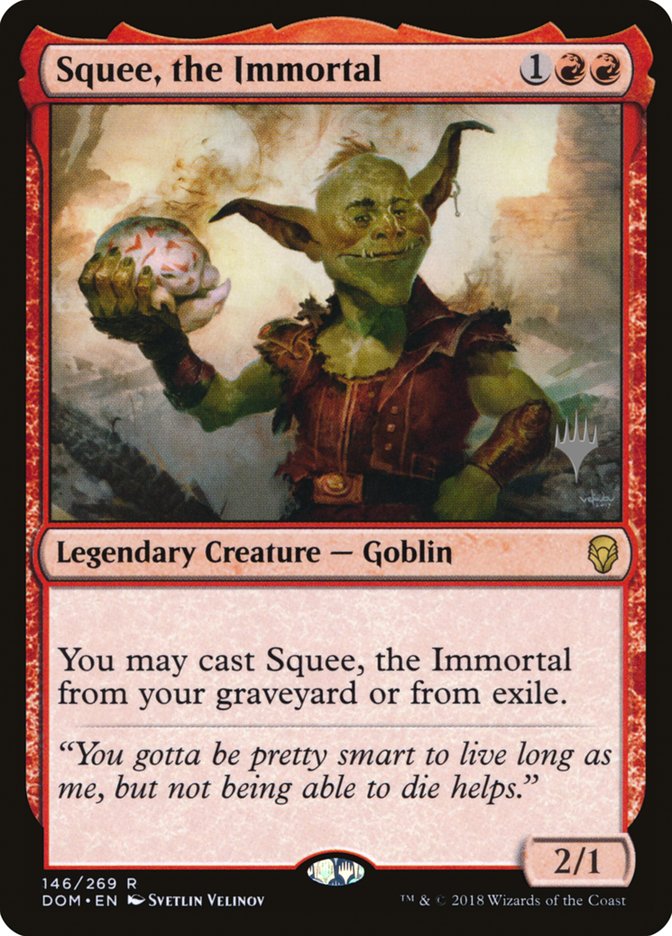 Squee, the Immortal (Promo Pack) [Dominaria Promos] (PDOM 146P)