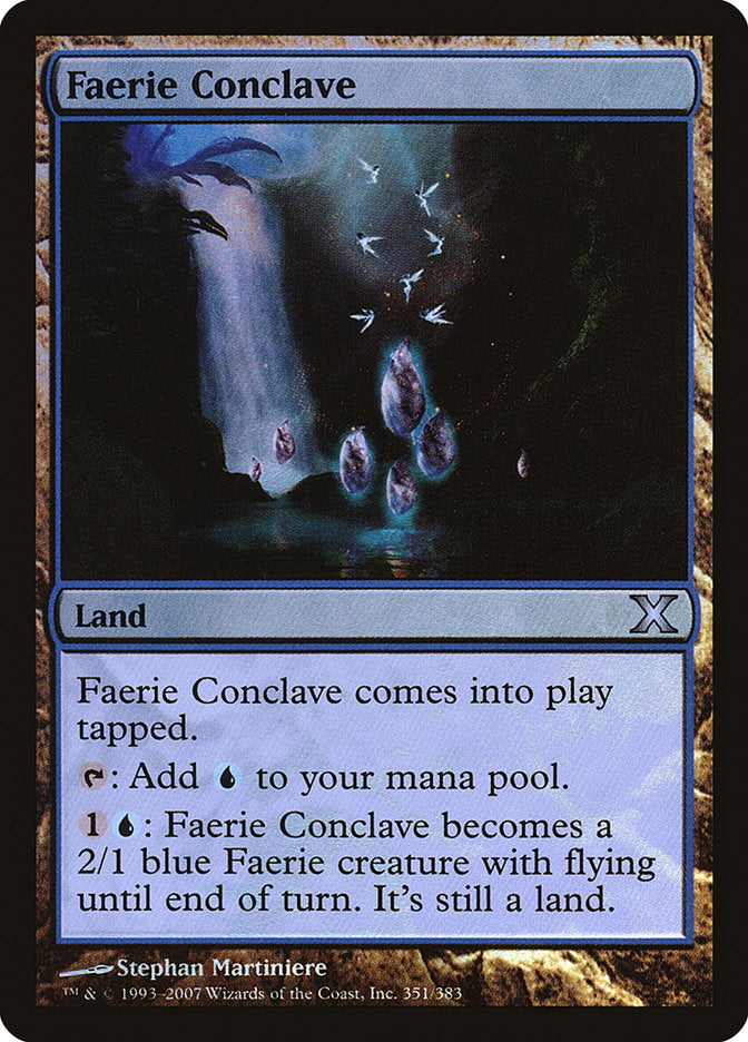Faerie Conclave (Premium Foil) [Tenth Edition] (10E 351)