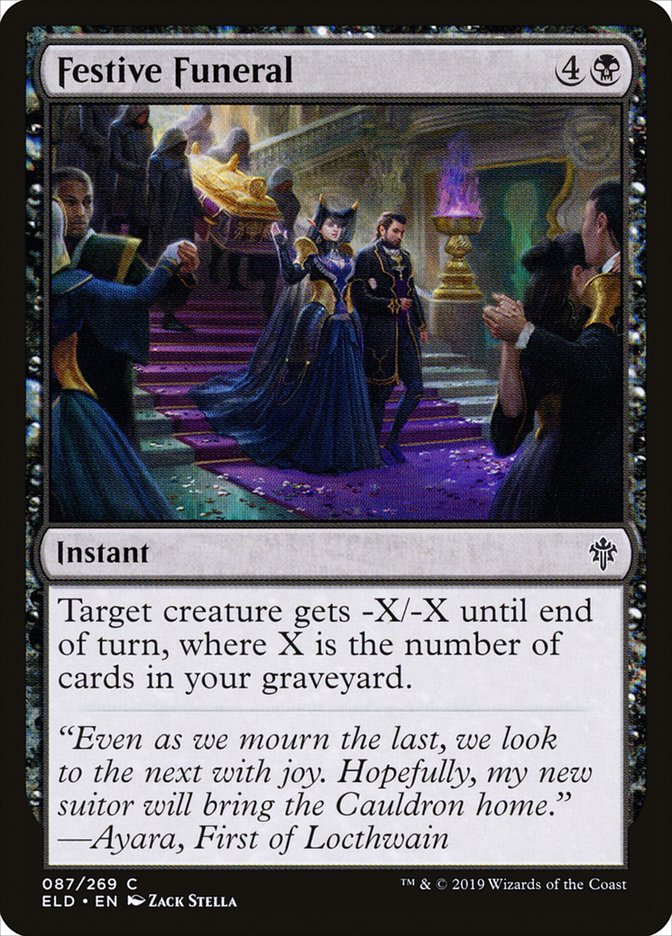 Festive Funeral [Throne of Eldraine] (ELD 87)