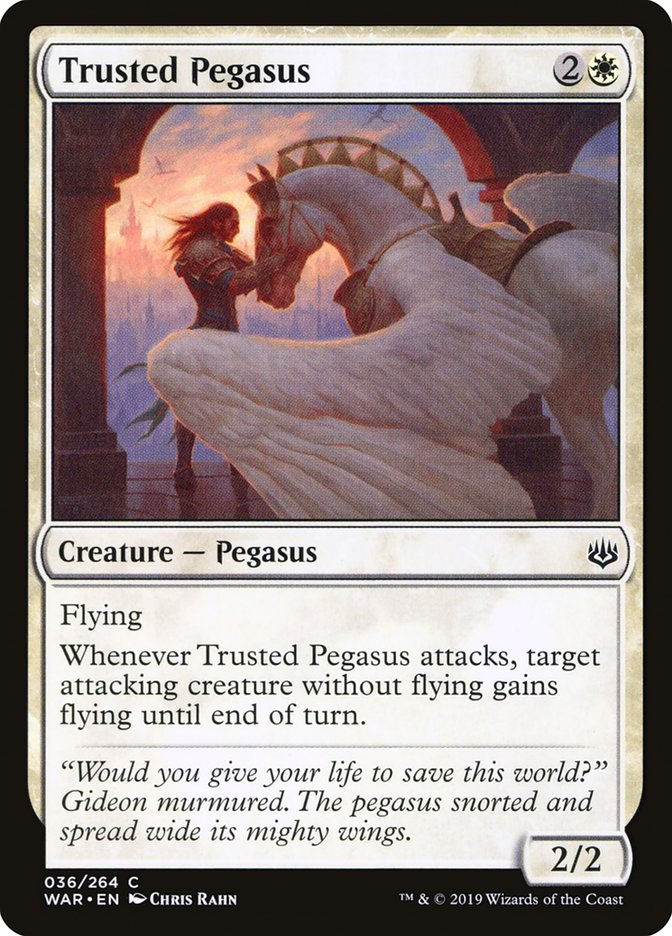Trusted Pegasus [War of the Spark] (WAR 36)