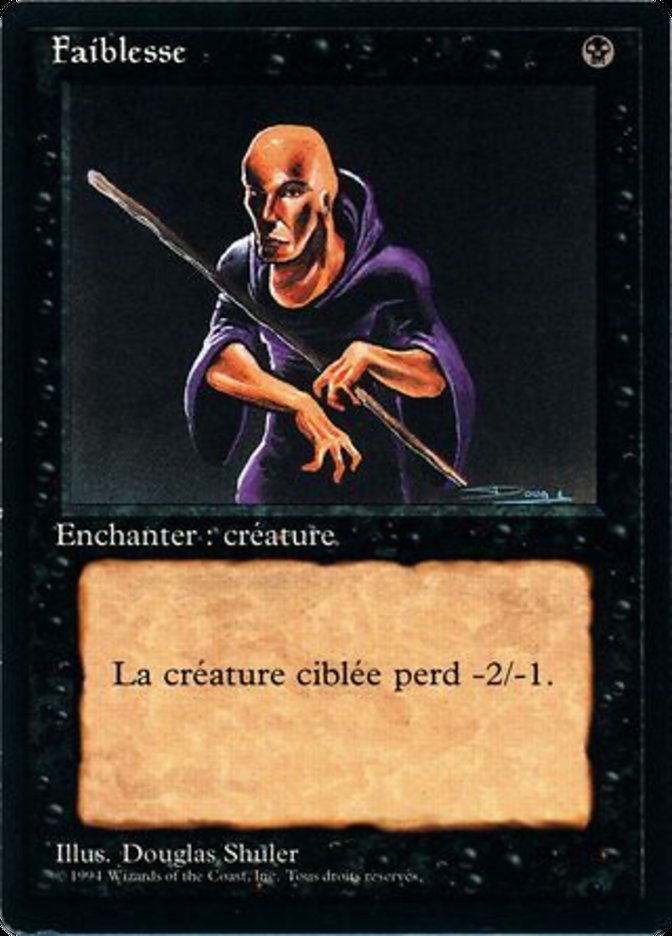 Weakness [Foreign Black Border] (FBB 136)