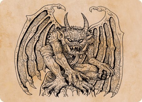 Cloister Gargoyle (Showcase) Art Card [Dungeons & Dragons: Adventures in the Forgotten Realms Art Series] (AAFR 65)