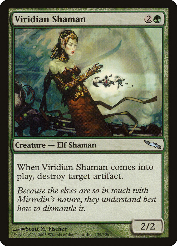 Viridian Shaman [Mirrodin] (MRD 139)